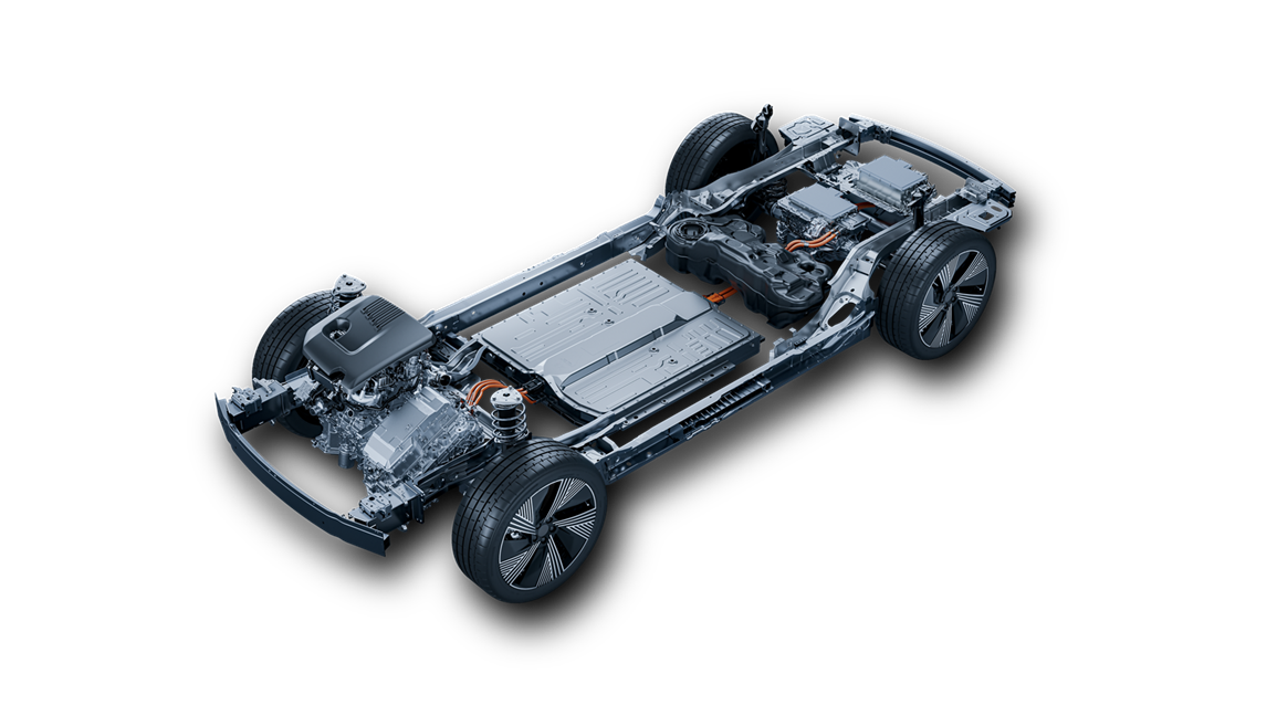 GEELY EM-P Super Hybrid เทคโนโลยีปลั๊กอินไฮบริด แบบ AWD สมรรถนะสู